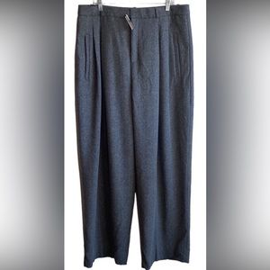 NWT Banana Republic TALL High-Rise Wide-Leg Italian Herringbone Pant